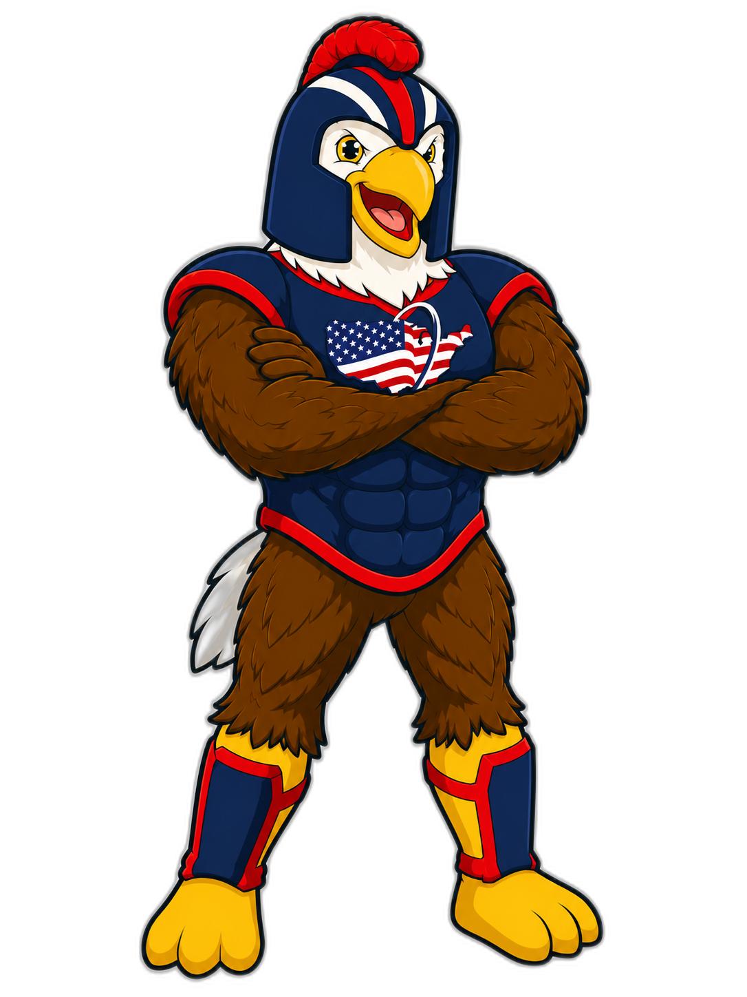 Eddie the Eagle — MedicareFAQ mascot