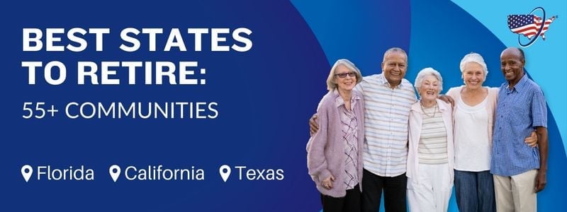 Best states for 55+ communities
