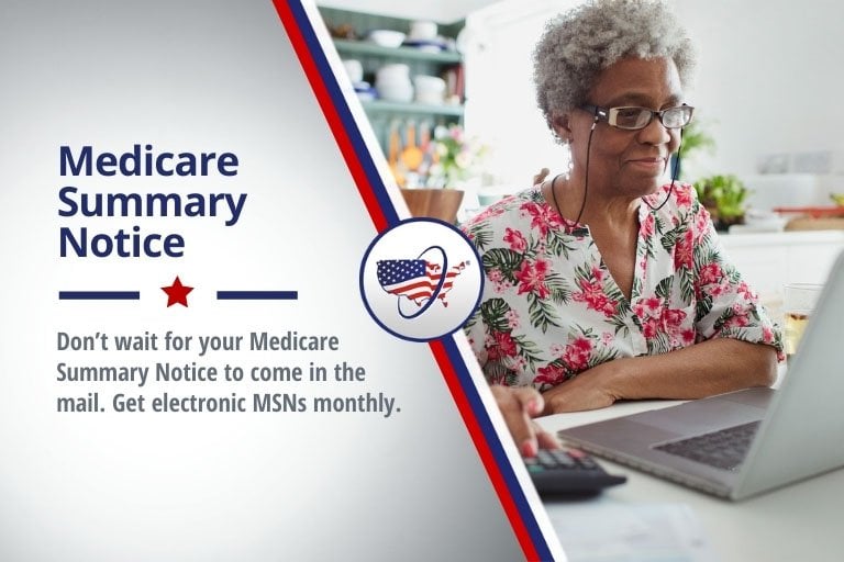 how do i view my medicare summary notice online